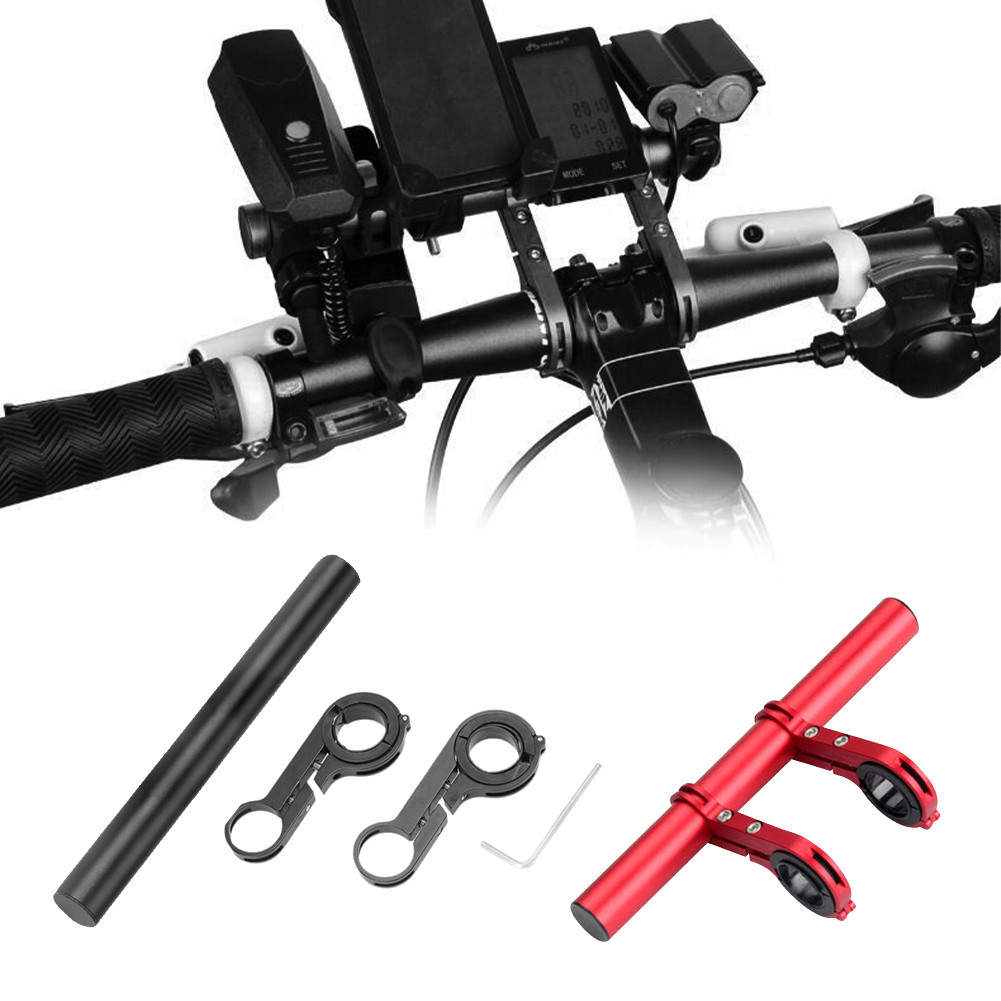 Braket Sepeda Aluminium Multifungsi, Ekstensi untuk Lampu dan Senter, Desain Pemasangan Praktis