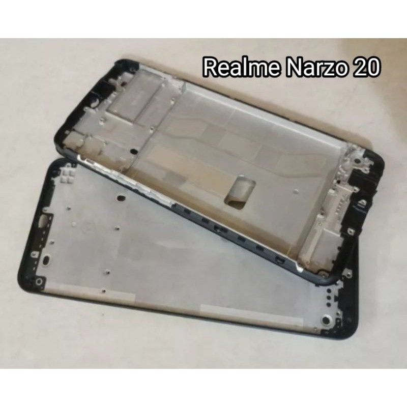 Realme Narzo 20 Midle Frame tulang lcd tatakan mesin Frame tulang tengah