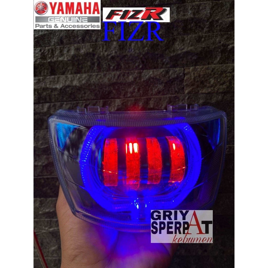 LAMPU DEPAN FIZR F1ZR VEGA R LAMA BILED PROJIE LED