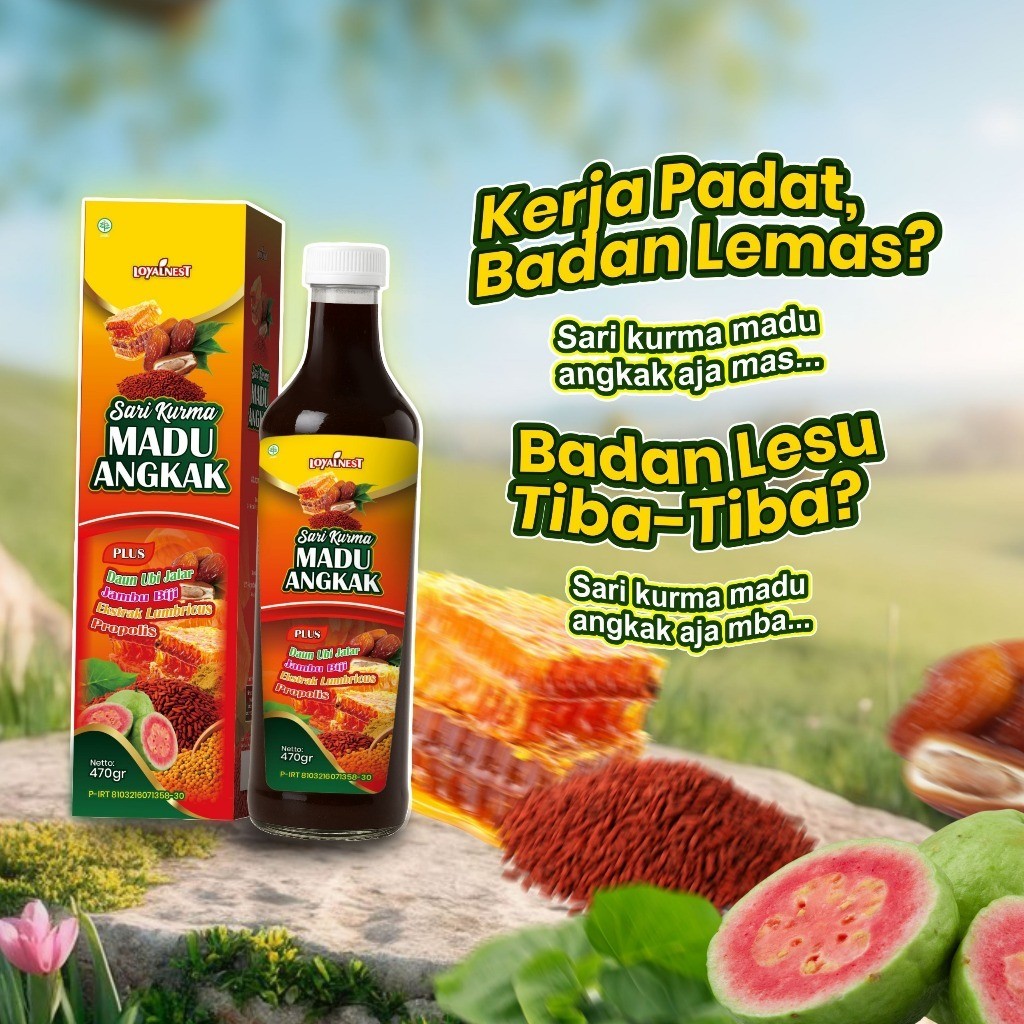 LOYALNEST MADU KAYA MANFAAT - SARI KURMA MADU ANGKAK 470GR (17)