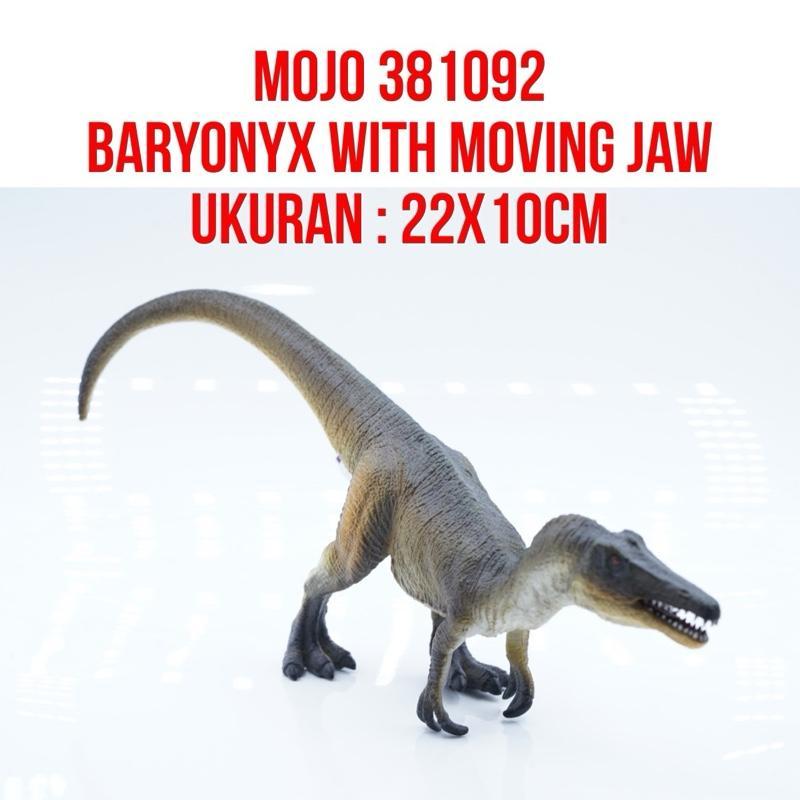 MOJO 381092 Baryonyx with Moving Jaw Jurassic Prehistoric Dinosaur Dinosaurs Dino Dinosaurus Mainan 