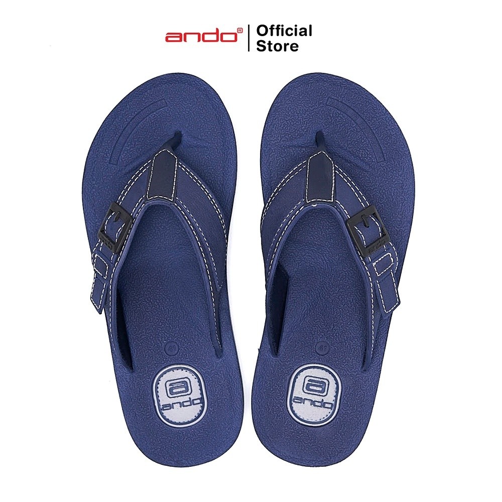 Sendal Jepit Ando Nick Sandal Jepit Pria Tali Gesper Anti Slip Karet Original