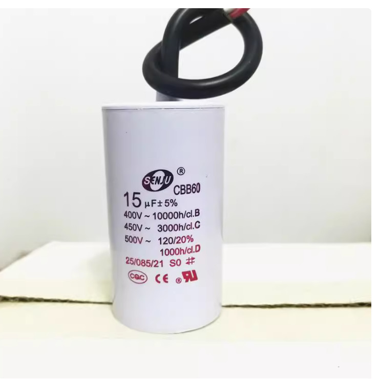 1PCS/NEW 15UF CBB60 measures 40*70MM