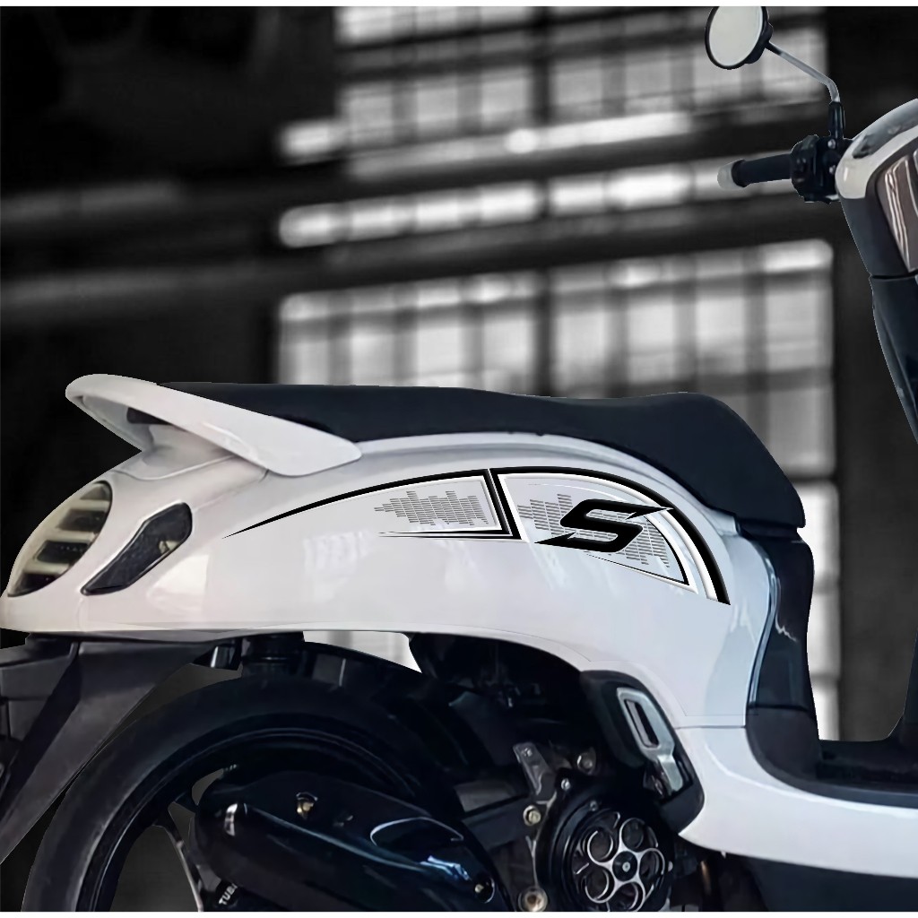 Striping Stiker Scoopy UV Transparan Import prestige stylish Modifikasi 2016 2017 2018 2019 -2024