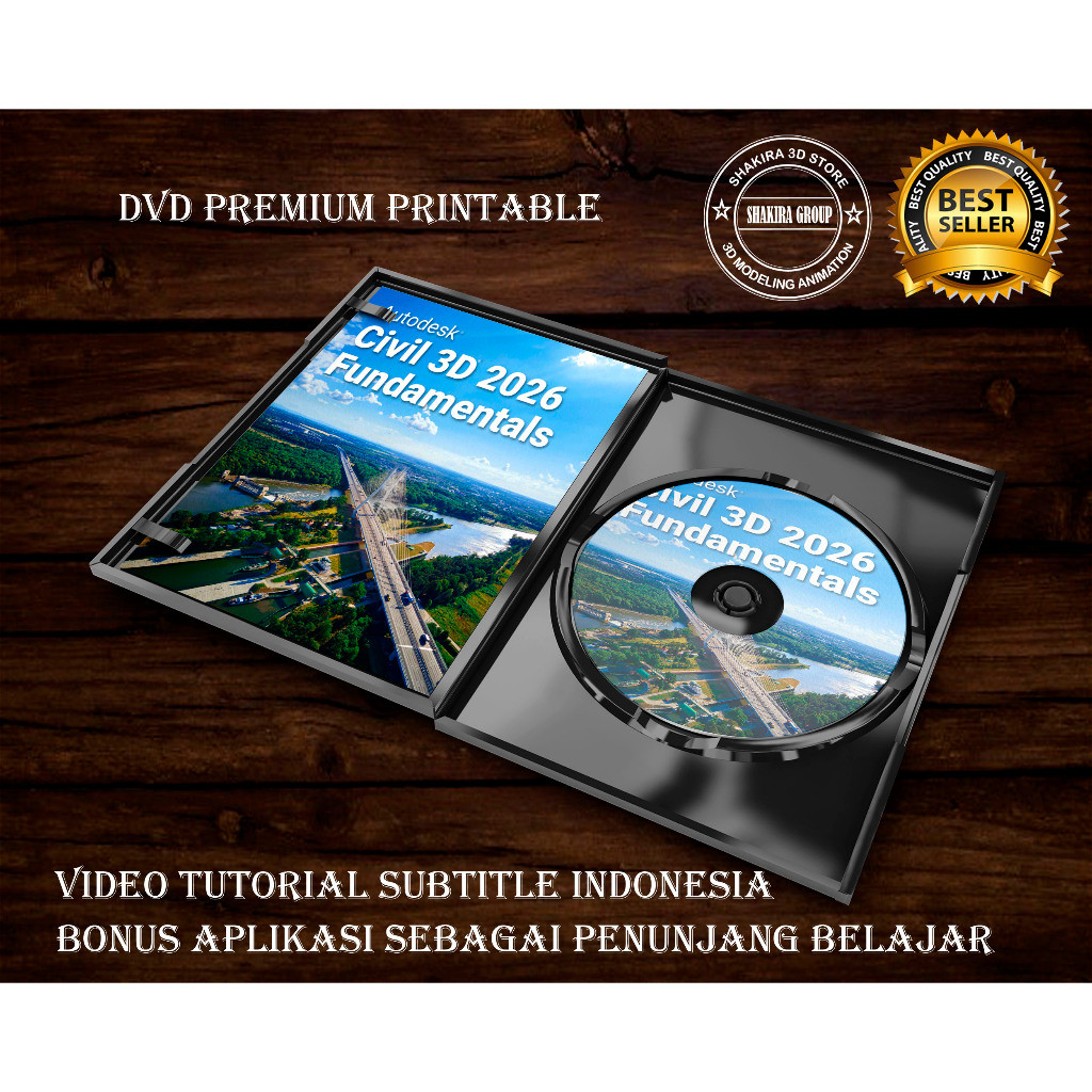 AutoCAD Civil 3D plus Video Tutorial Mastering SUBTITLE BAHASA INDONESIA DVD 2015 2016 2017 2018 201