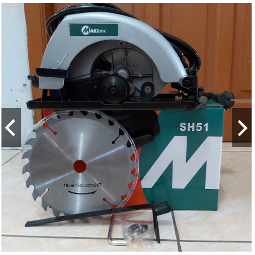 Mesin Pemotong Kayu Gergaji Kayu Listrik Circular Saw MAILTANK SH-51