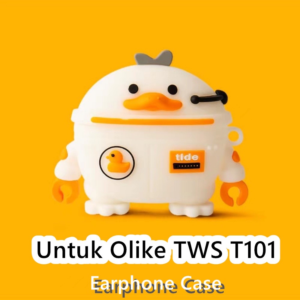 Distinctive Untuk Olike TWS T101 Core Case Soft Silikon Earphone Case Kreatif NO.2