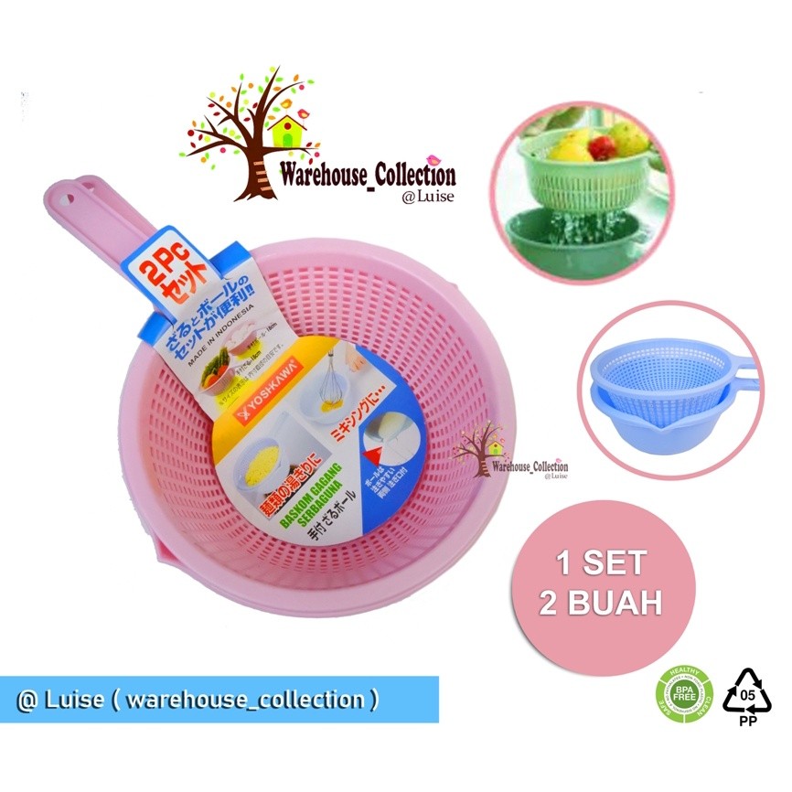 Tempat Cuci Sayur Yoshikawa / Peniris Sayur B-081 Yoshikawa / Tirisan Sayur Yoshikawa