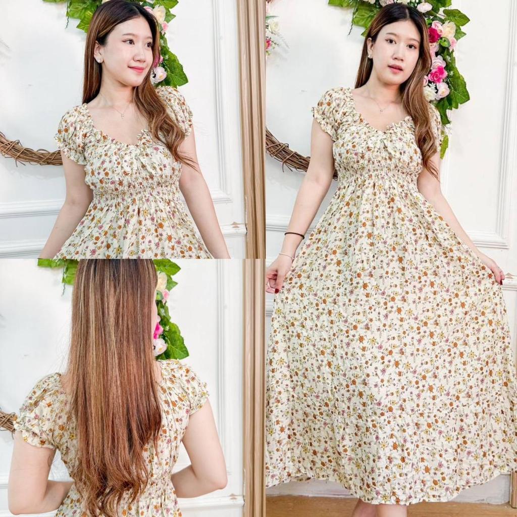 DASTER PUTRI BALI - BERLIN DASTER RAYON BALI Dress Motif Nyaman Panjang Printing Casual Kain Wanita 