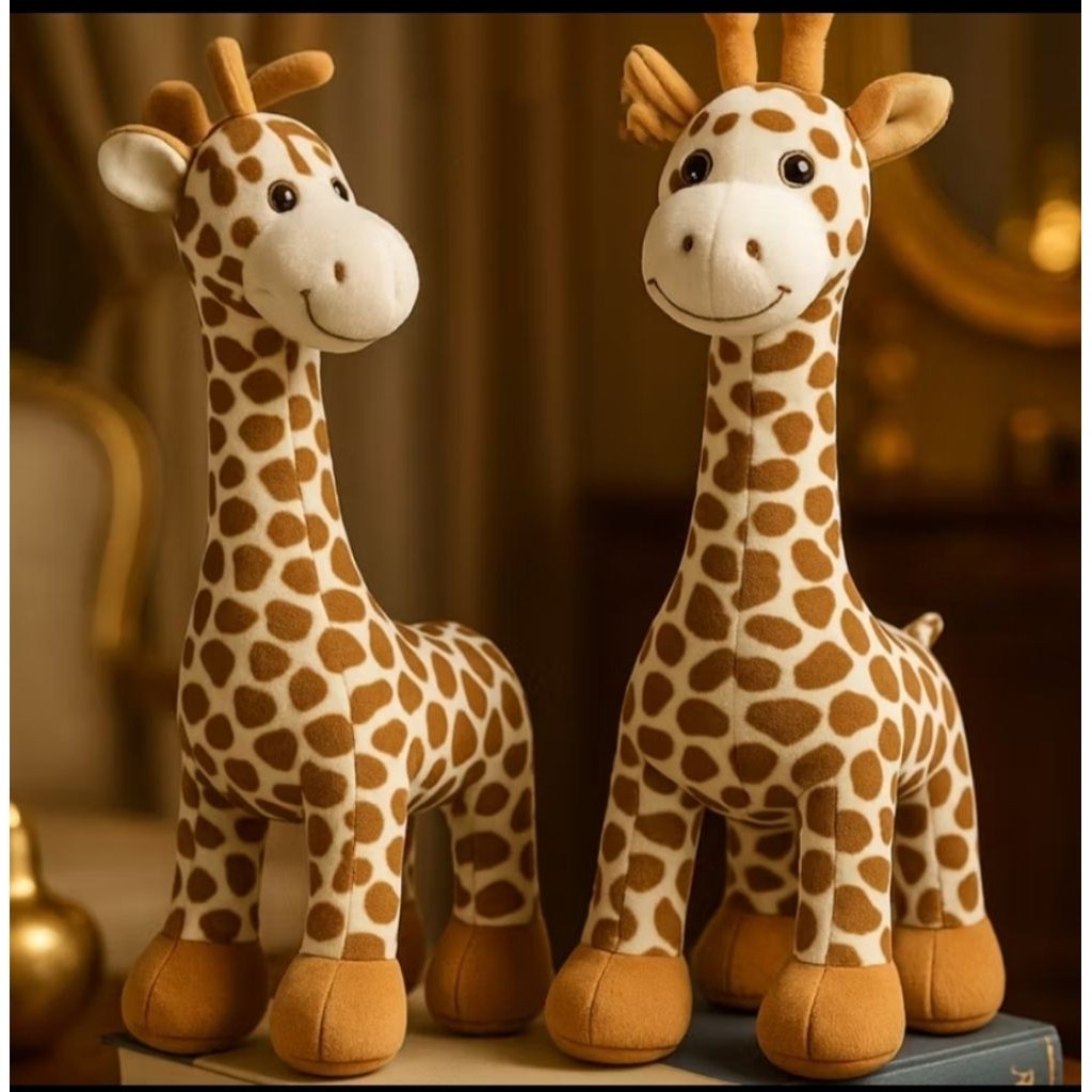 Boneka Jerapah Lucu Boneka Hewan Jerapah Bahan Halus Dan  Lembut Ber SNI Hadiah Kado Ulang tahun  An