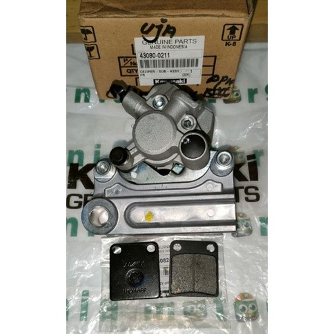 KALIPER BELAKANG KLX 150 KLX DTRACKER +BREKET KALIPER+KAMPAS REM ORI