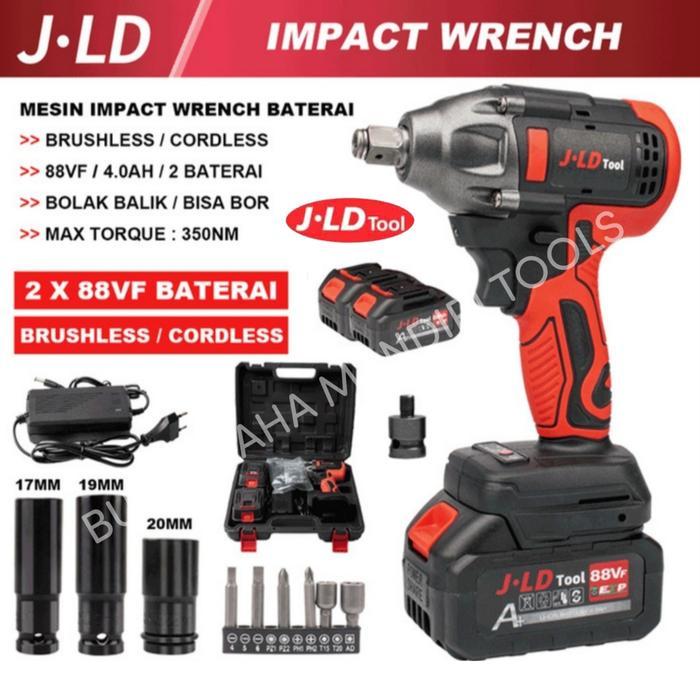 craftsman9 Impact Wrench Cordless Brushless 48V - Pengencang Pelepas Baut Mur Jld