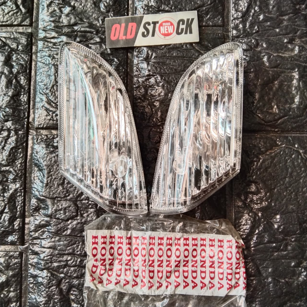 SET MIKA LAMPU SEIN MIKA RITING DEPAN BAUT DALAM ORIGINAL MOTOR HONDA SUPRA X 100 SUPRA LAMA/COD