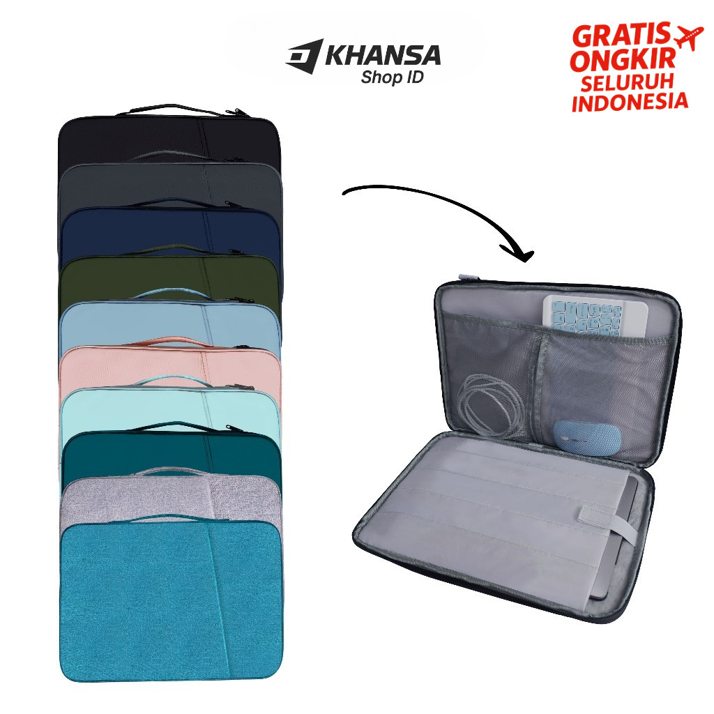 TAS LAPTOP CLUTCH BOOK dompet Jinjing TAHAN ANTI AIR WATERPROOF WATER RESISTANT Laptop Bag / Sleeve 