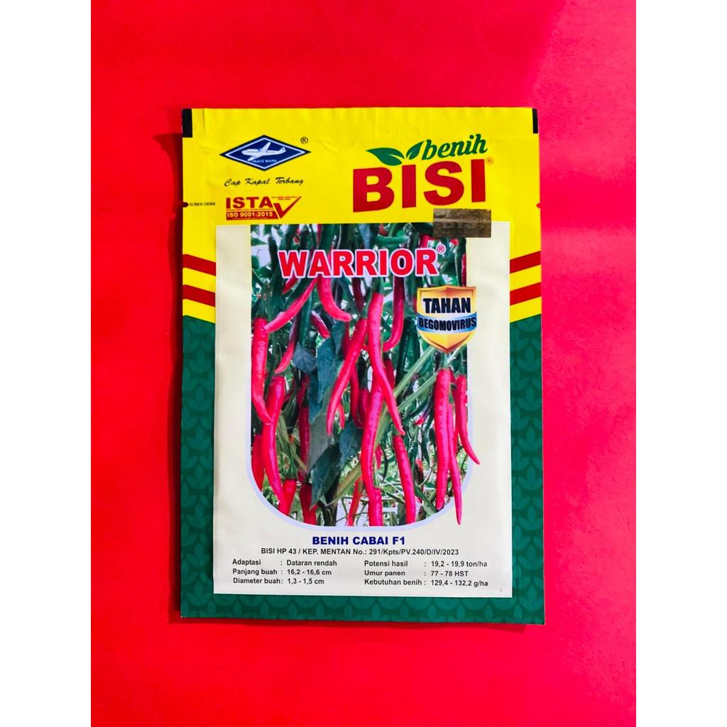Benih cabai besar dataran rendah WARRIOR F1 isi 2250 biji dari BENIH BISI