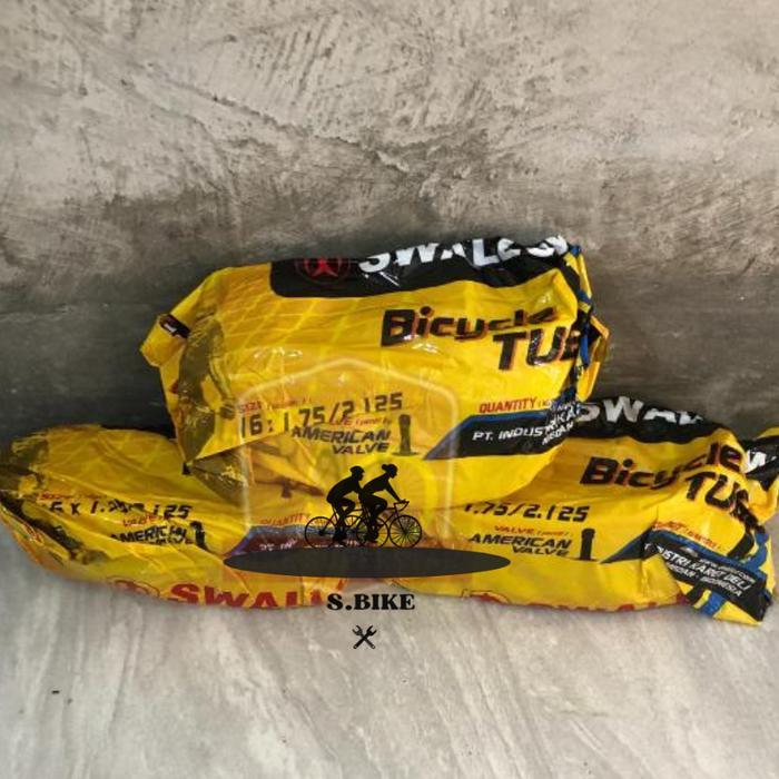 [ S.BIKE ] Ban Dalam Sepeda 16 x 1.75 / 1.95 / 2.125 Swallow Mini Anak BMX