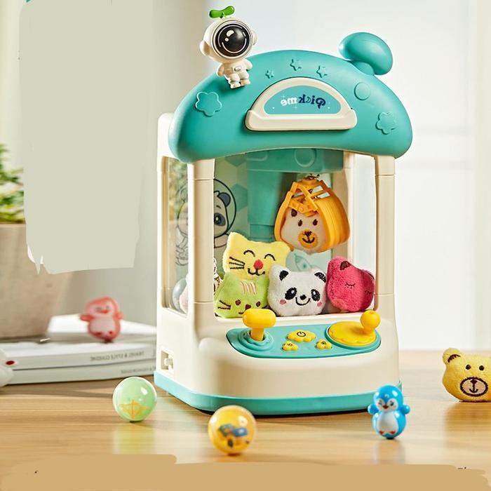 PROMO  [IM]Mainan Capit Boneka Mini / Mesin Claw Game / Claw Machine / Mainan Anak Tangkap Boneka / 