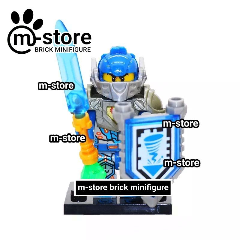 mainan edukatif kreatif clay moorington nexo knights