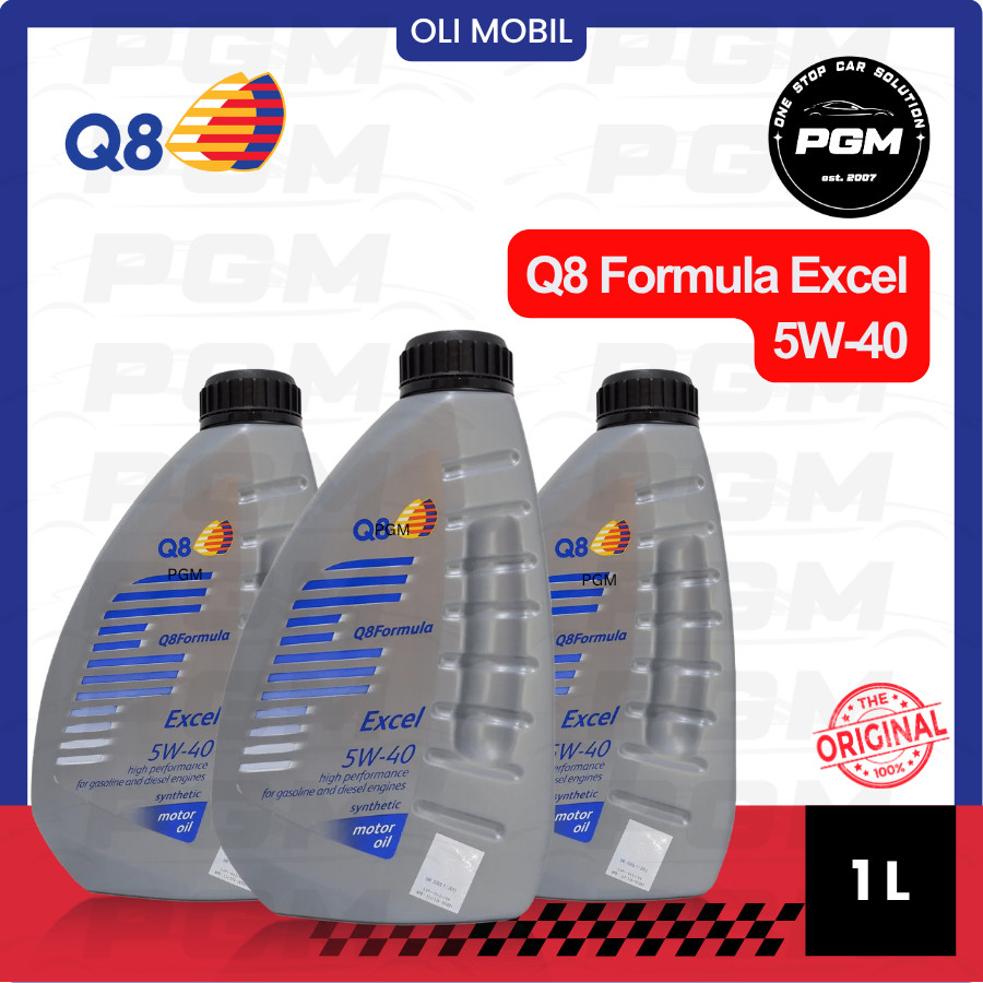 Oli Q8 Formula Excel 5W40 1L (Dijamin Ori 100%)