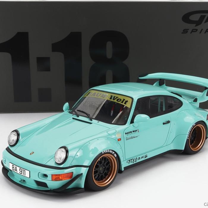 DIECAST 1/18 GT SPIRIT PORSCHE RWB TIFFANY BLUE