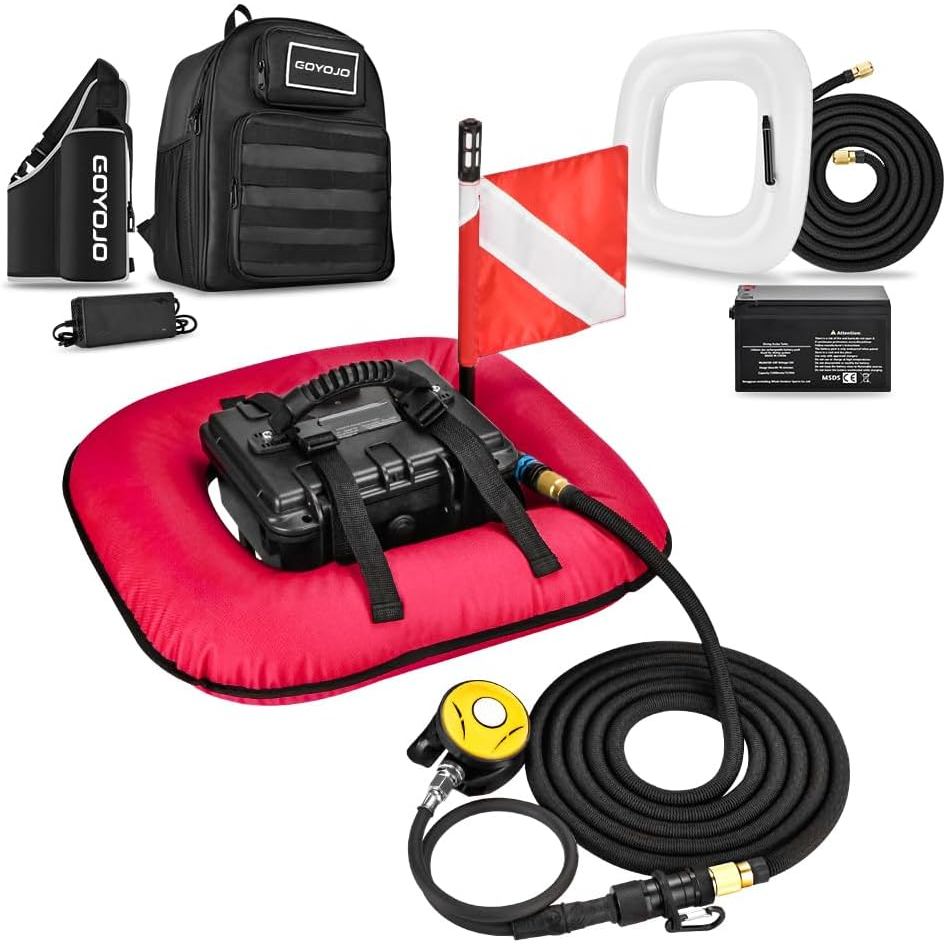 ving Hookah System Scuba ving Ventilator Tankless 6070 Min Air Buddy Underwater Breathing System Por