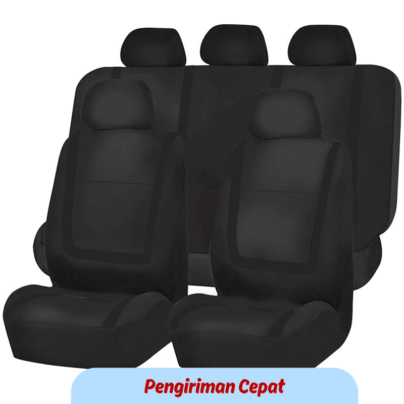 PCP Full Set Car Seat Cover Fabric Universal Polyester Breathable Washable Suitable For Car Truck Va