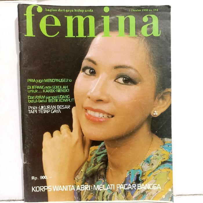 majalah jadul femina 7 oktober 1980 no 194 cover deasy arisandi