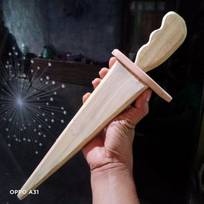 Keris Kayu Jati Alat Peraga Latihan Silat Beladiri/Keris Pusaka/Keris Silat IPSI/Keris Jawa/Keris Se