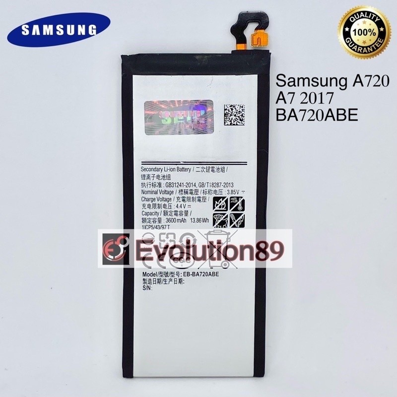 Baterai Batre  BATRE SAMSUNG A7 2017 / A720 / A720F / EB BA720ABE