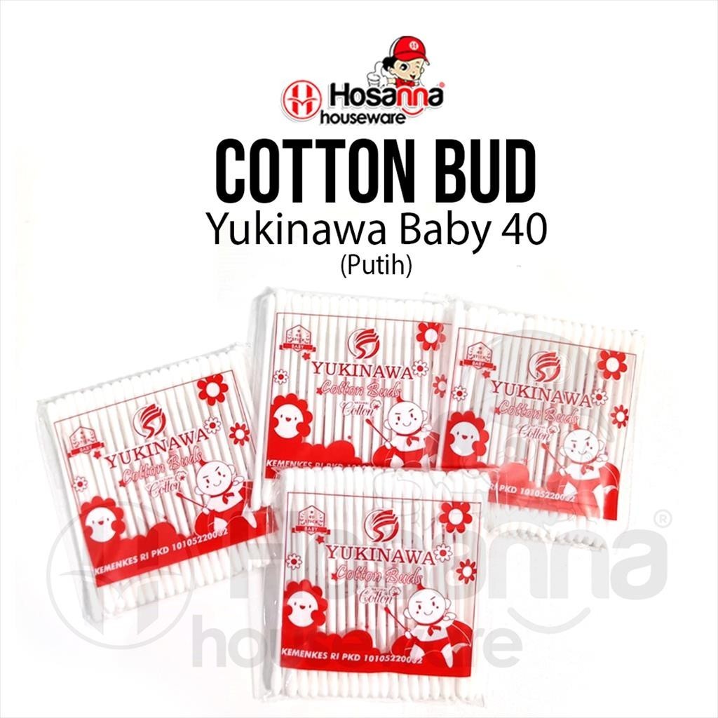 Cotton Buds Baby Yukinawa isi 40 (Putih)