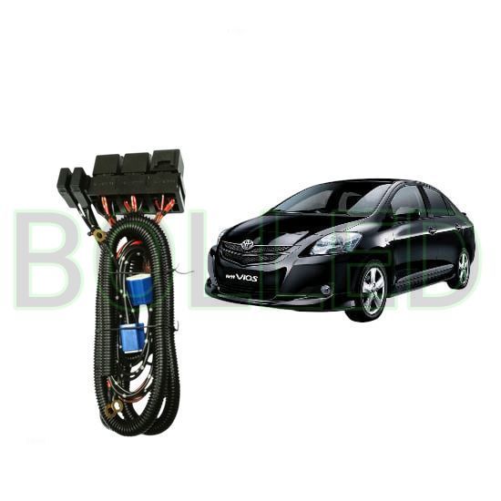 Relay Set Lampu Utama LED H4  Mobil Toyota vios gen2 BLD