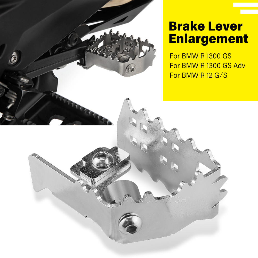 For BMW R12 G/S R1300 R 1300 GS Adv R1300GS Motorcycle Foot Brake Lever Enlargement Plate Motorcycle