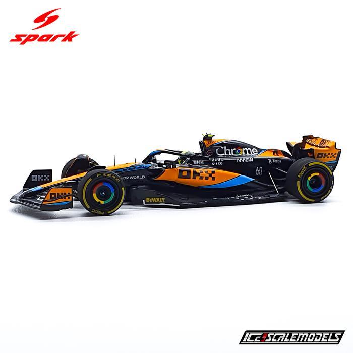 Diecast F1 Spark 1:43 McLaren-Mercedes MCL60 Lando Norris 2023 RESTRO