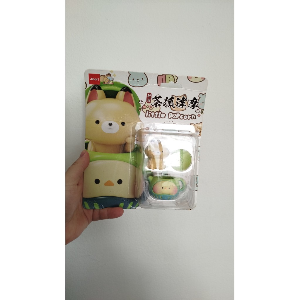 Jinart Tea Pot Daruma Little Popcorn Figure
