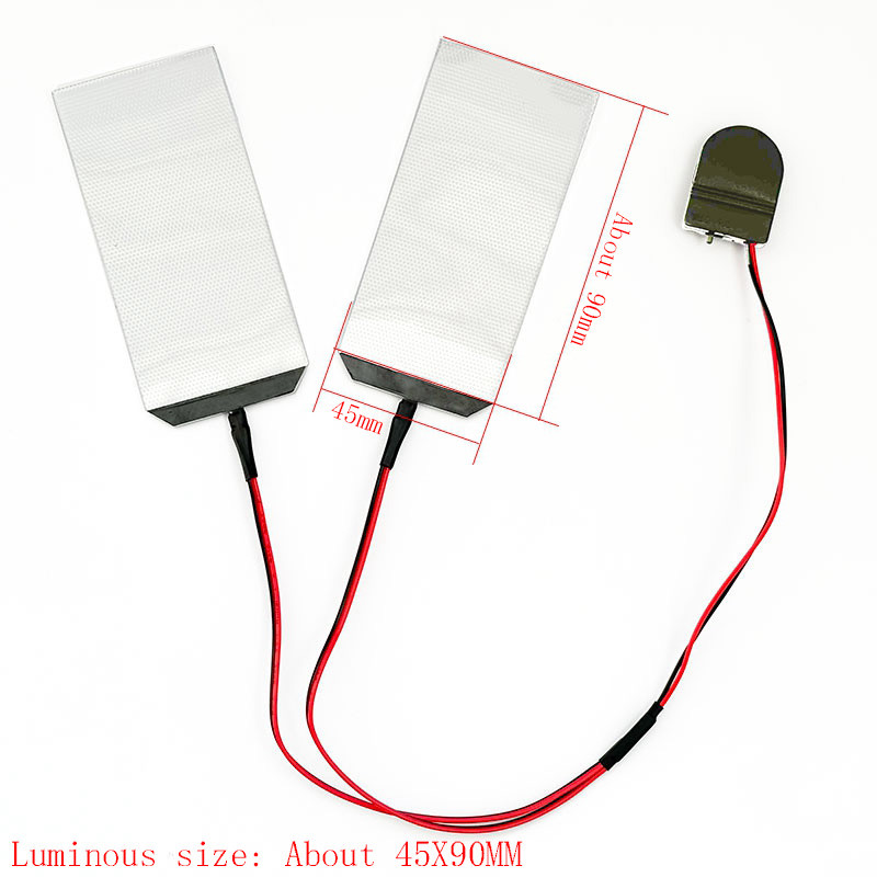 45X90mm Flexible Bendable Led Eyes Light Kits For Halloween Cosplay Helmet Masks Led Eye Y Accessori