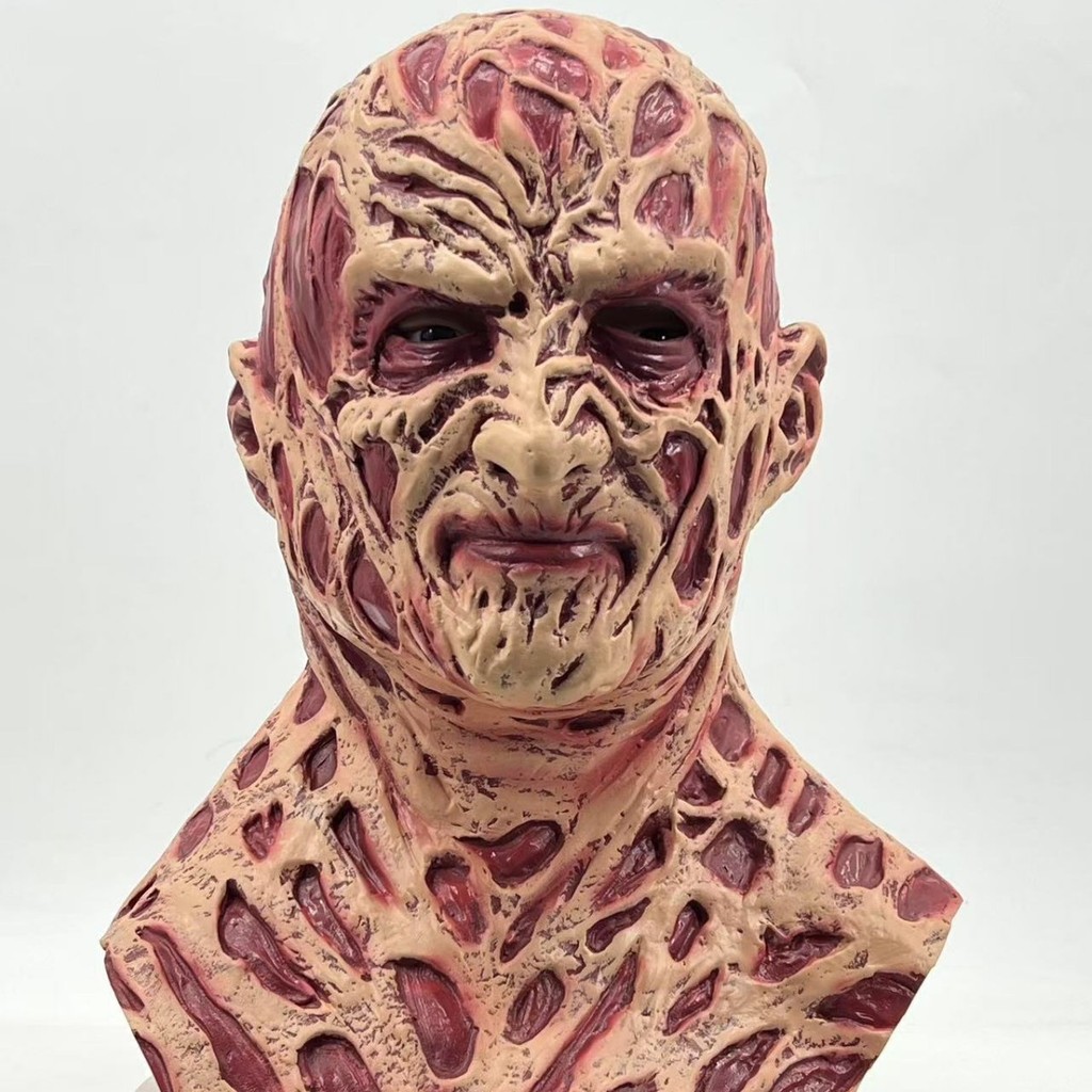 Freddy Horror Mask Full Face Headgear Masquerade Demon Ghost Face Halloween Party Horror Costume