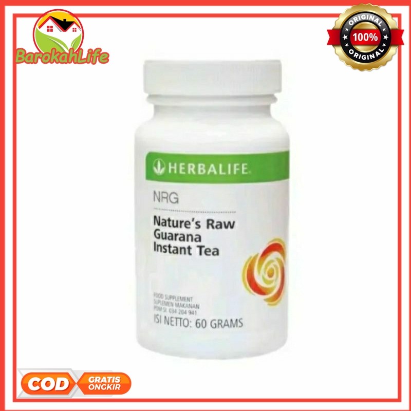 Herbalife NRG Original 100% HERBALIFE NRG INSTANT TEA NATURATE'S GUARANA HERBAL SUPLEMEN KESEHATAN T