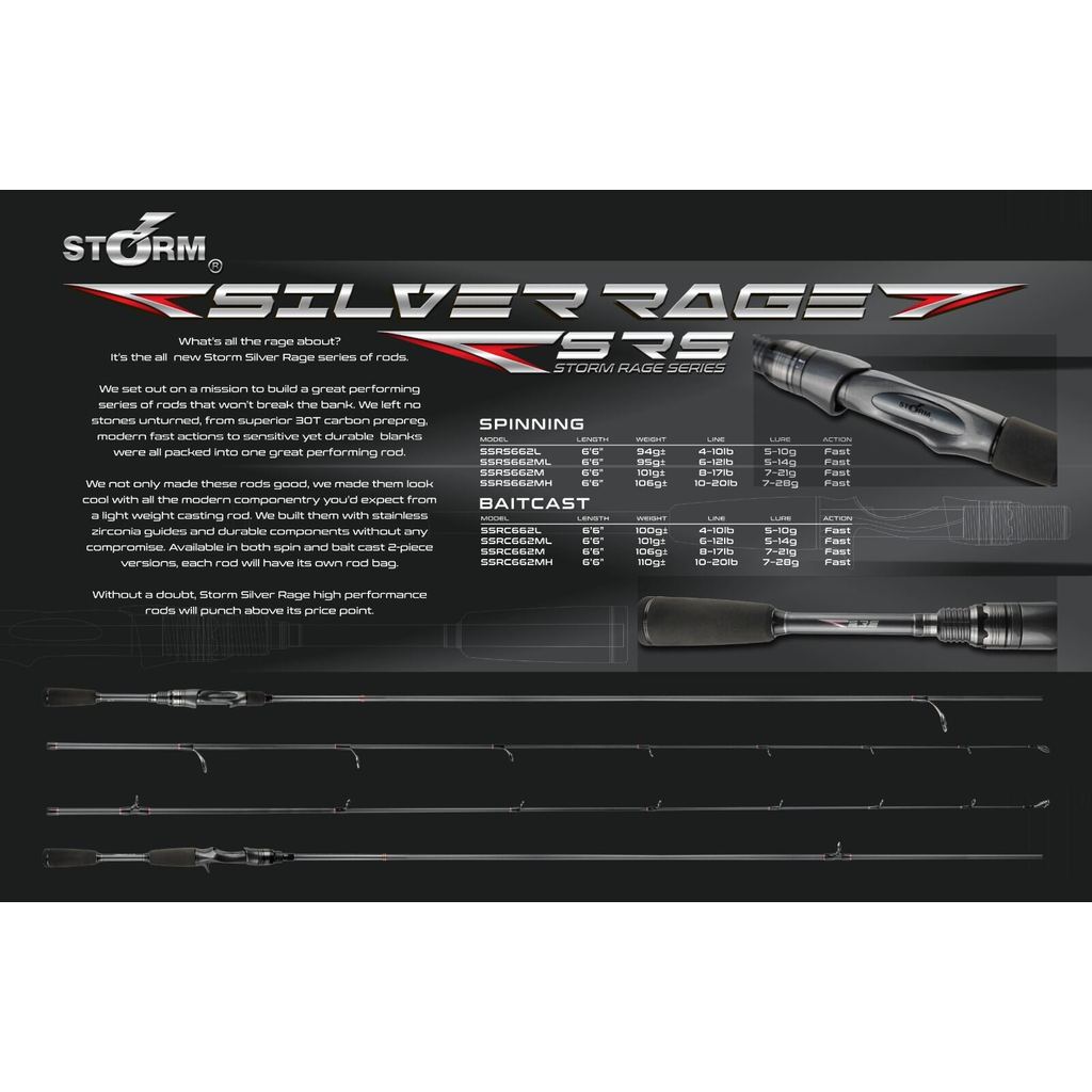 JORAN BC & SPINNING STORM SILVER RAGE STORM RAGE SERIRS