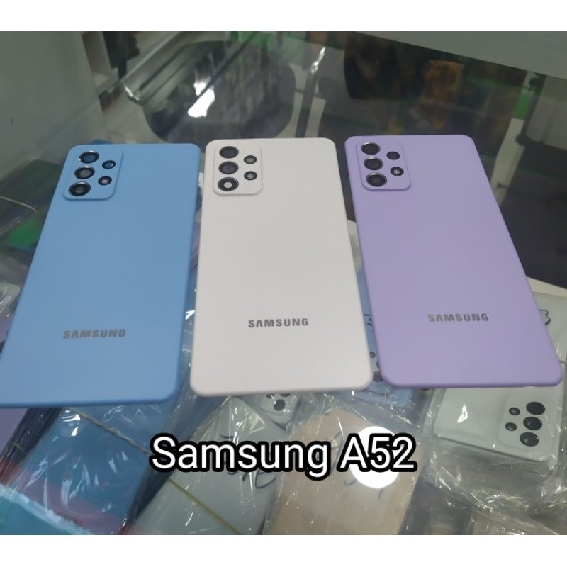 Samsung Galaxy A52 Backdoor Backcover Back  tutup Cassing belakang + Ring kaca kamera