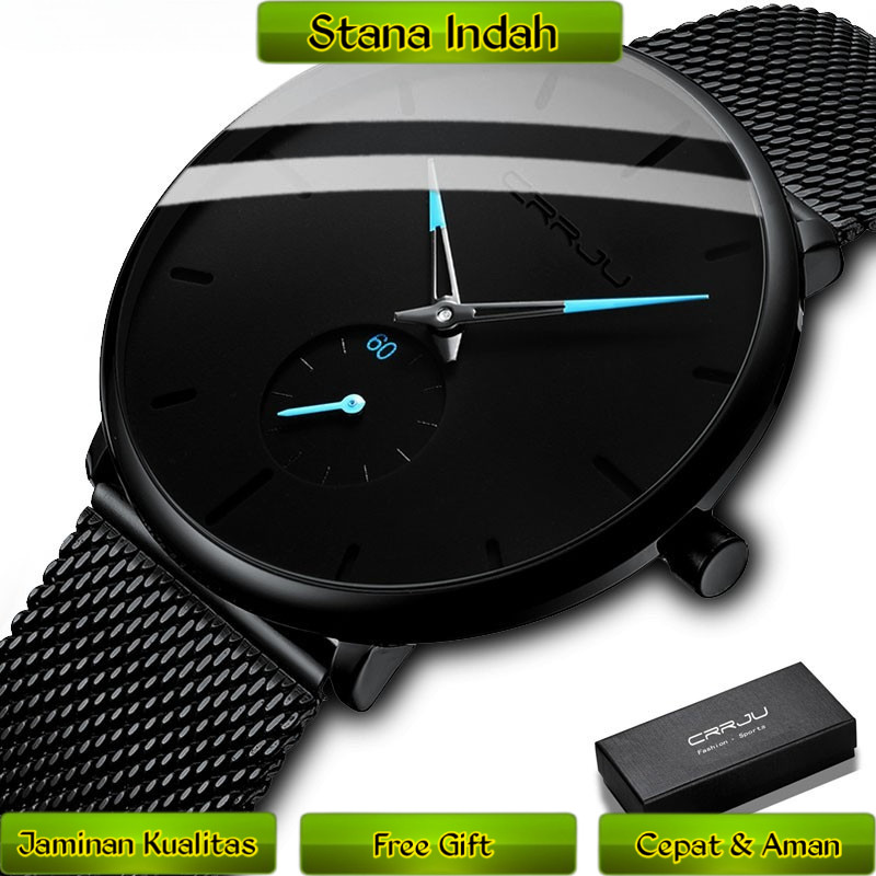 CRRJU JAM TANGAN PRIA ANALOG / JAM TANGAN PRIA MURAH / JAM TANGAN PRIA / JAM TANGAN PRIA ANTI AIR