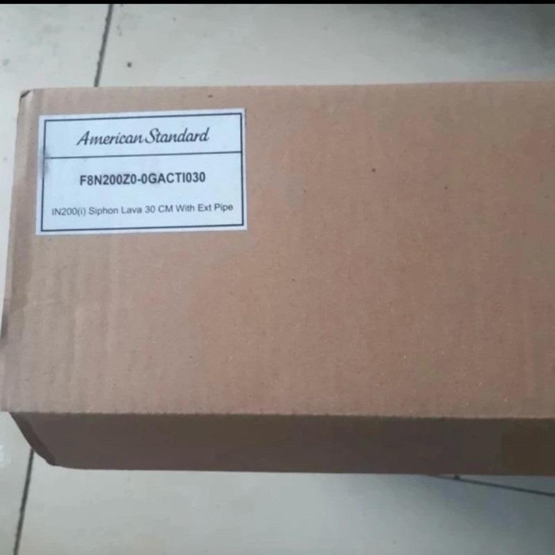 PIPA SIFON | LEHER ANGSA WASTAFEL AMERICAN STANDARD SIPHON LAVA 30CM WITH EXT PIPE (Baru) - CJS