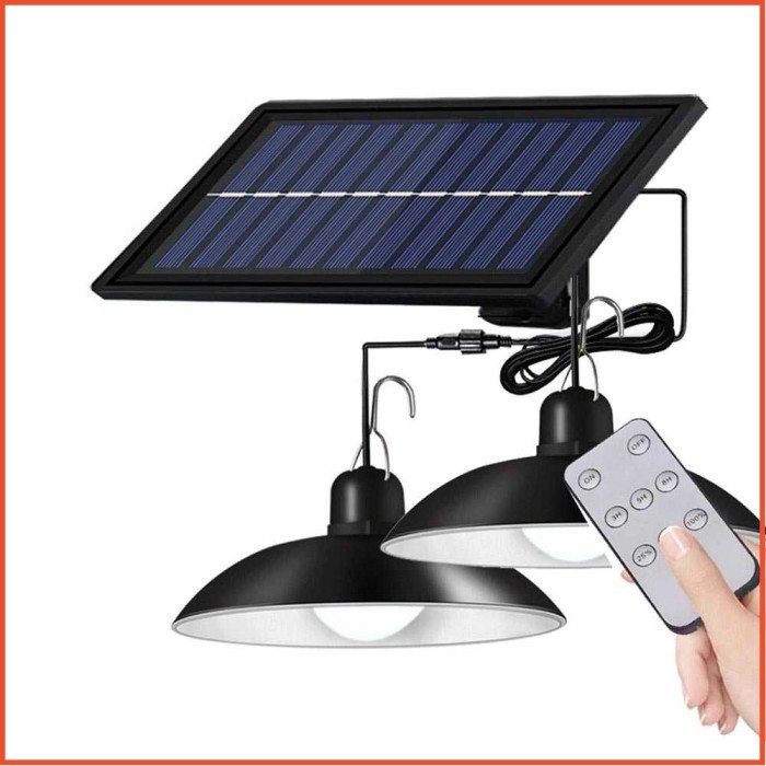 Lampu Gantung Taman Tenaga Surya untuk Teras Jalan Parkiran Outdoor