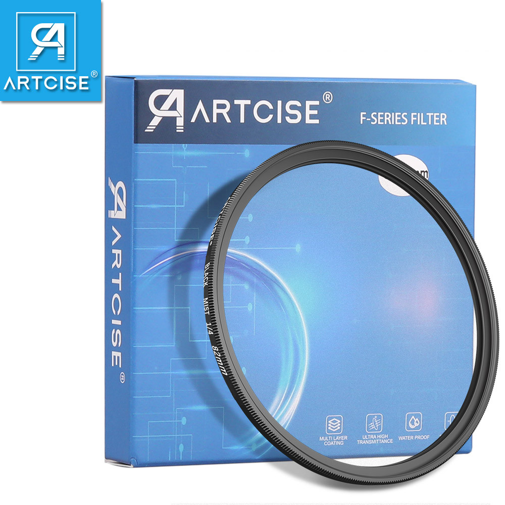 ARTCISE 37-82mm Black Mist ffusion Filter 1/4 for Canon Sony Nikon Camera Lens 37 39 40.5 43 46 49 5