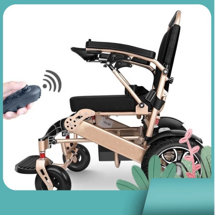 kursi roda elektrik remote traveling murah