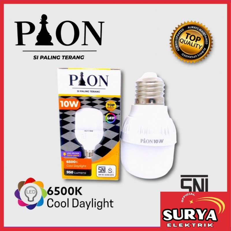 Bohlam Lampu PION Capsule LED 10W Cool White E27 SNI - 10W CDL