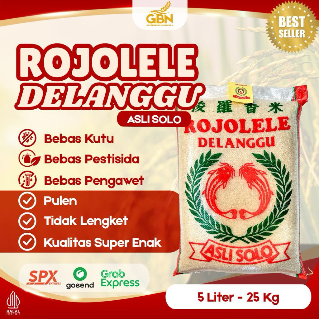 BERAS ROJO LELE DELANGGU KUALIATAS SUPER
