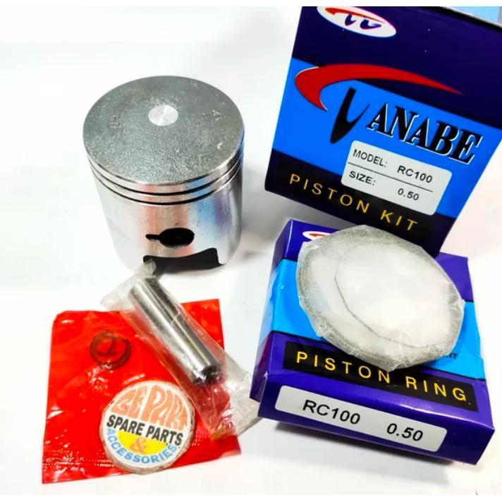 [3E Parts & Acc]  Piston ring seher pen kit RC100 Tornado GX Os 50  Barang Langka