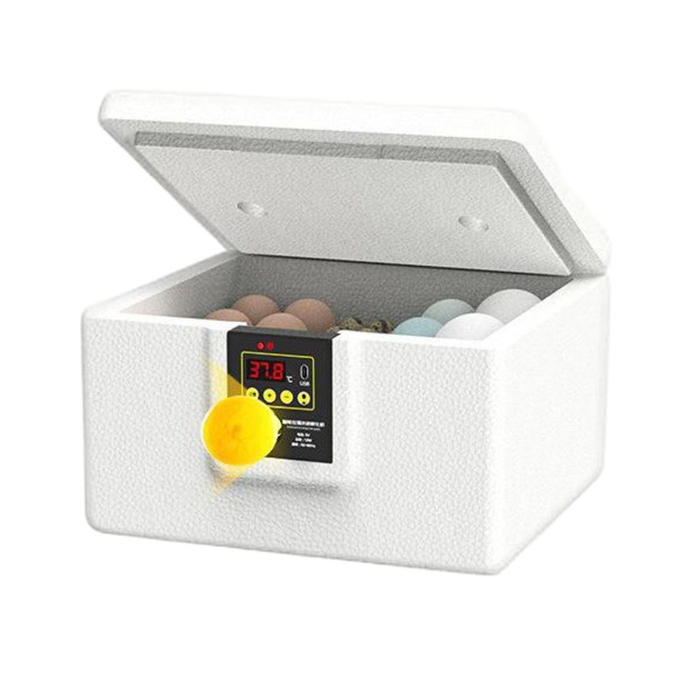 24-hour Thermostatic Small Poultry Egg Incubator Full Automatic Intelligent Farm Hatchery Machine Qu