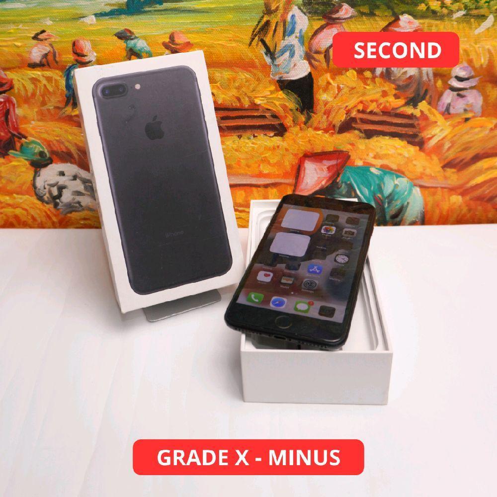 IPHONE 7 PLUS 128 GB GRADE X - MINUS HP SECOND ORIGINAL SINAR MUTIARA CELL (89459)