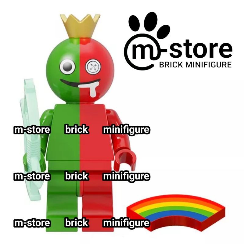 mainan edukatif kreatif roblox rainbow friends green red 